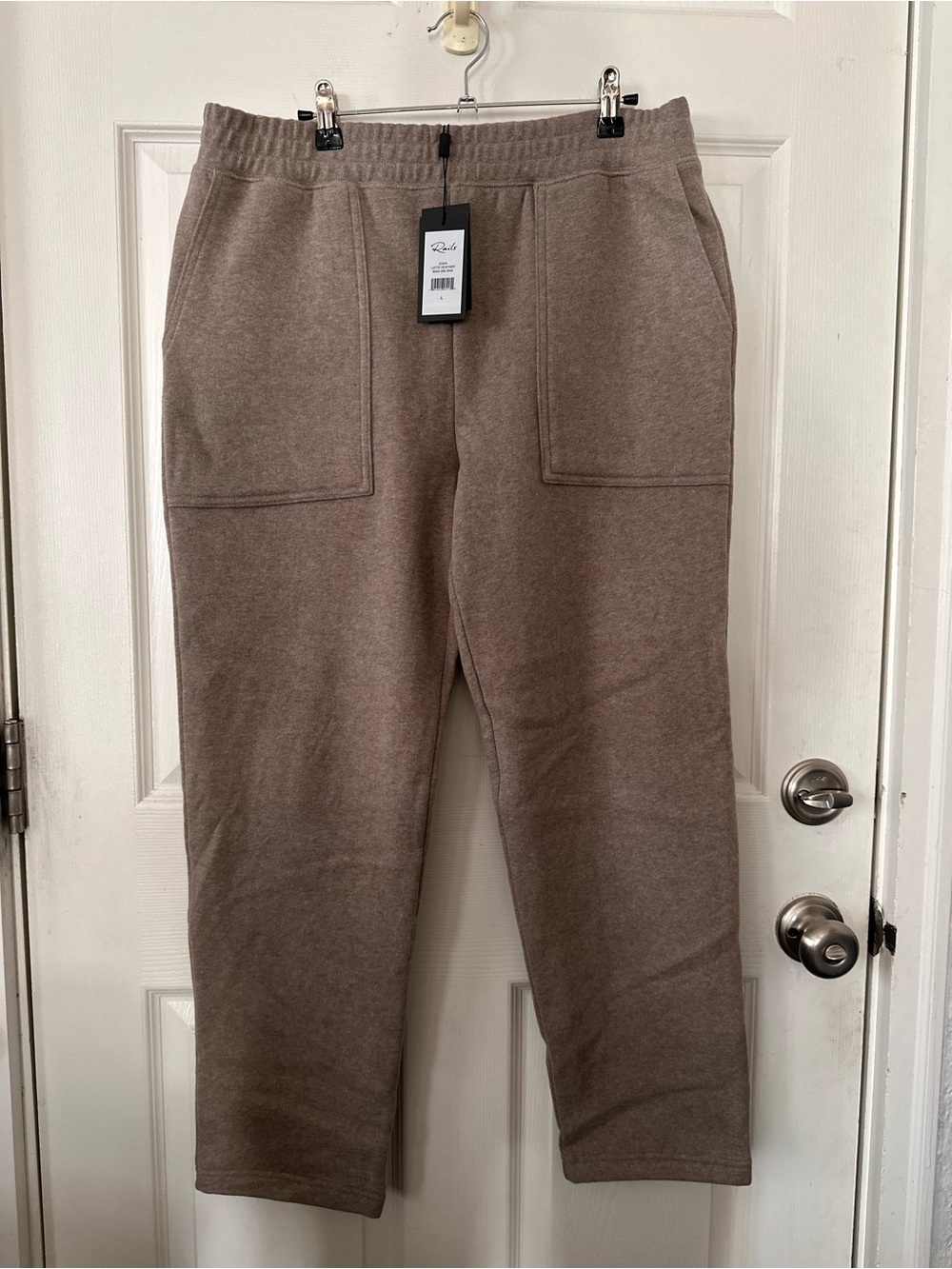 Rails Edna Women's Track Joggers in Taupe Heather